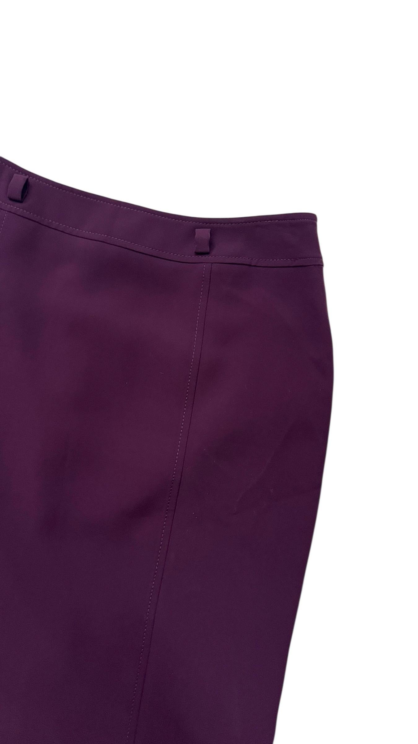 Vintage Luisa Spagnoli Tailored Purple Skirt Suit - We pay for import duty! in vendita 4