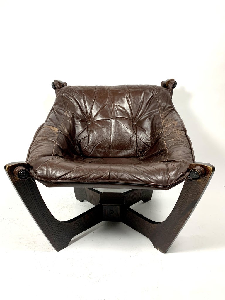Vintage Luna Lounge Chair by Odd Knutsen For Sale at 1stDibs