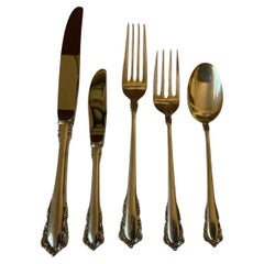 Vintage Lunt Sterling Silver Flatware “Eloquence” Pattern ~ 51 pcs