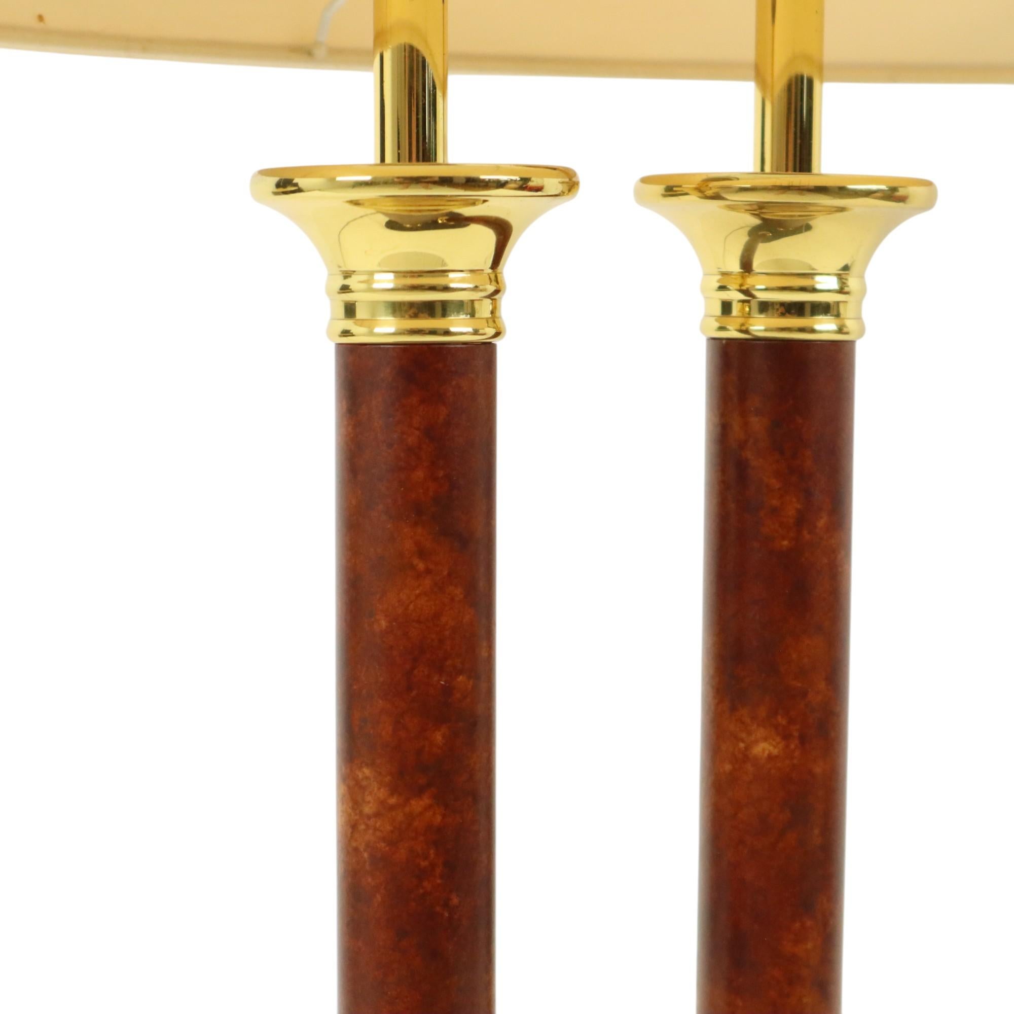 Vintage Lusterie Deknudt Table Lamp Hollywood Regency Style For Sale 4
