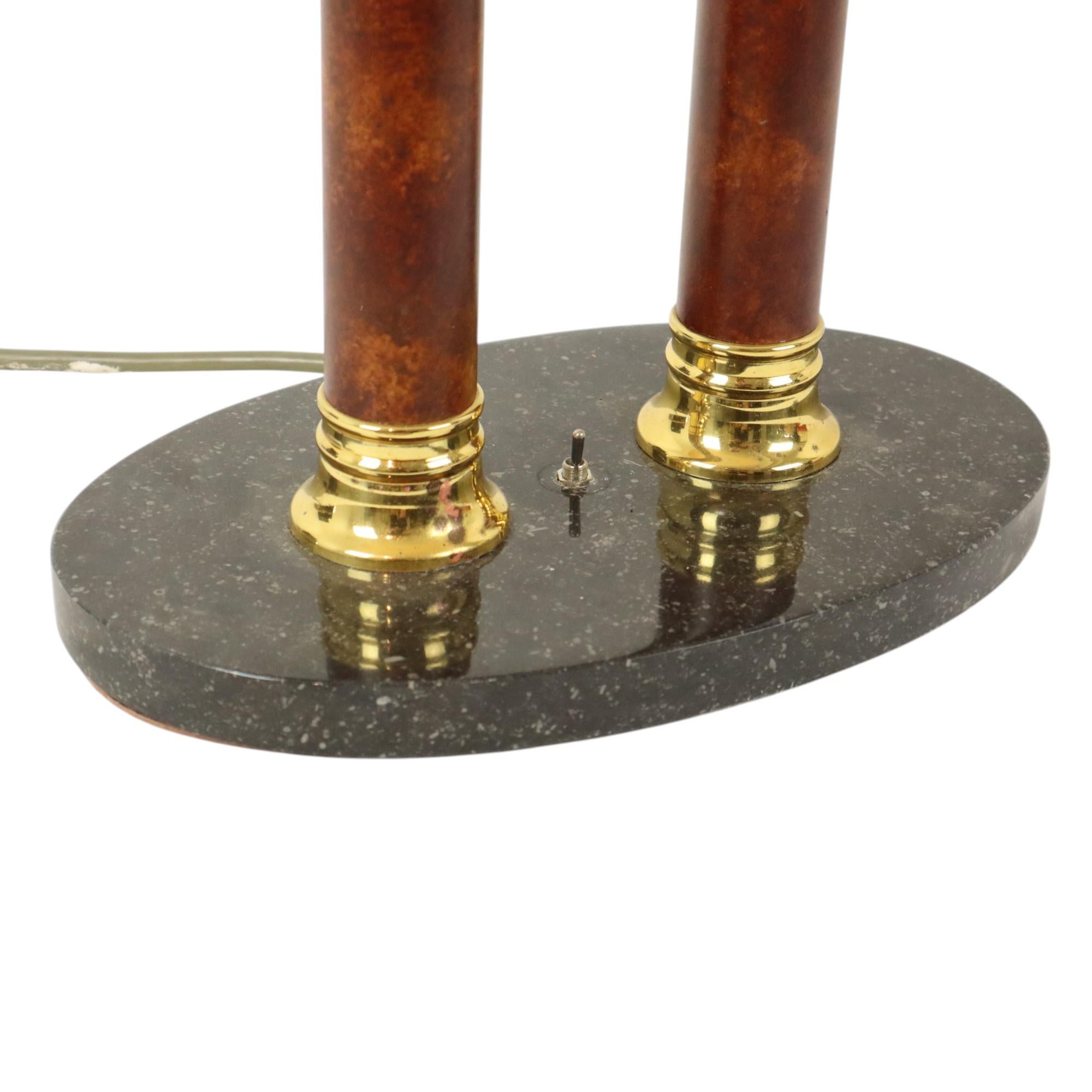 Vintage Lusterie Deknudt Table Lamp Hollywood Regency Style For Sale 5