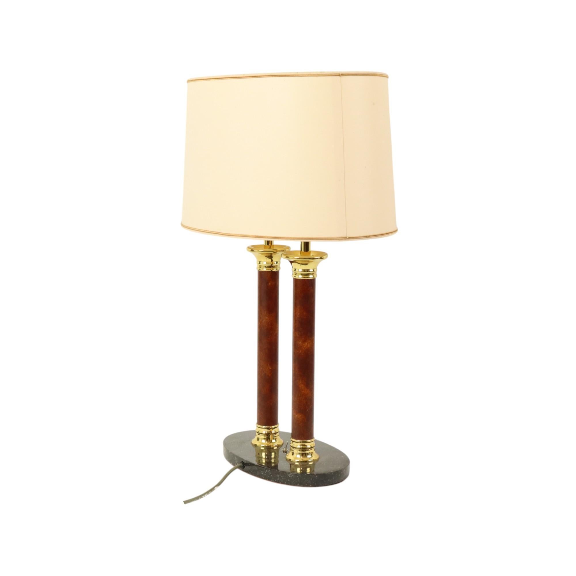Vintage Lusterie Deknudt Table Lamp Hollywood Regency Style For Sale 1
