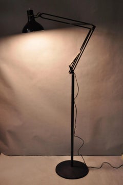Vintage Luxo Pixar Style Mid Century Modern Articulating Drafting Floor Lamp (B)