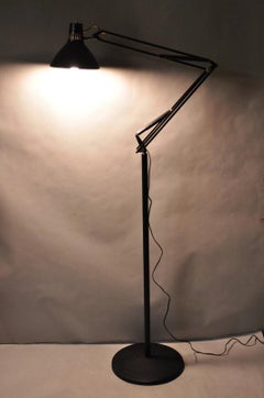 Vintage Luxo Pixar Style Mid Century Modern Articulating Drafting Floor Lamp (C)