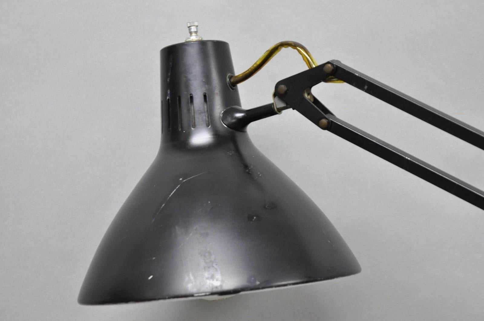 Vintage Luxo Pixar Style Mid Century Modern Articulating Drafting Stehlampe (C) im Angebot 1