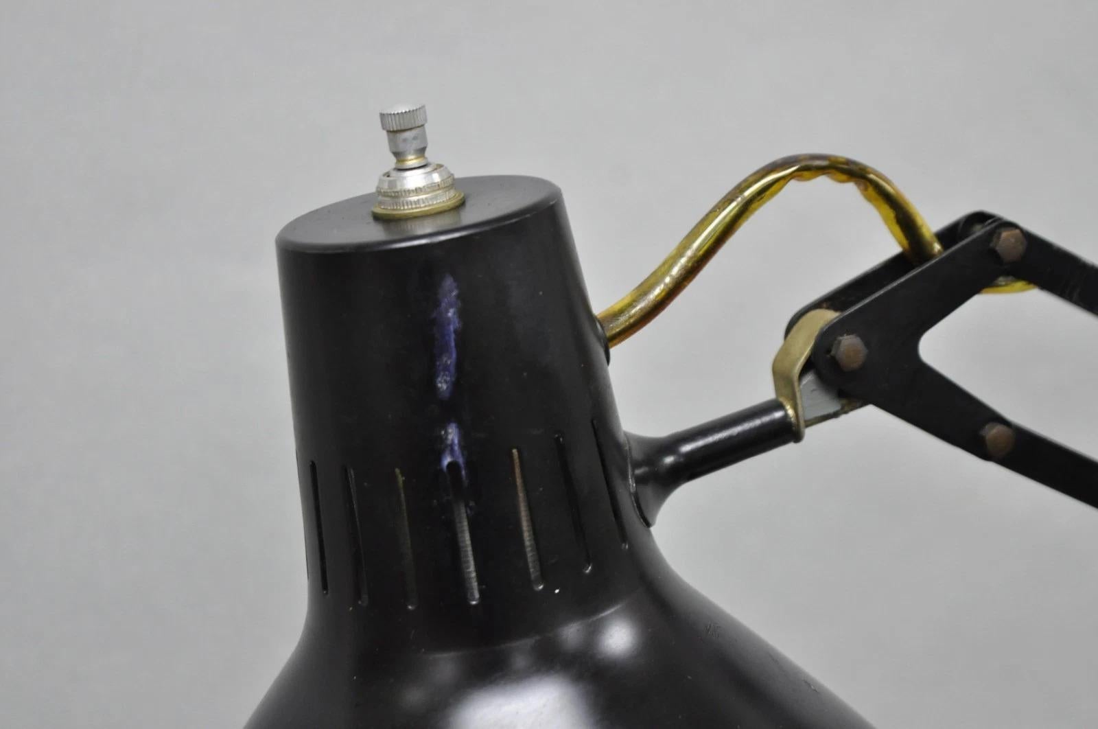 Vintage Luxo Pixar Style Mid Century Modern Articulating Drafting Stehlampe (C) im Angebot 2