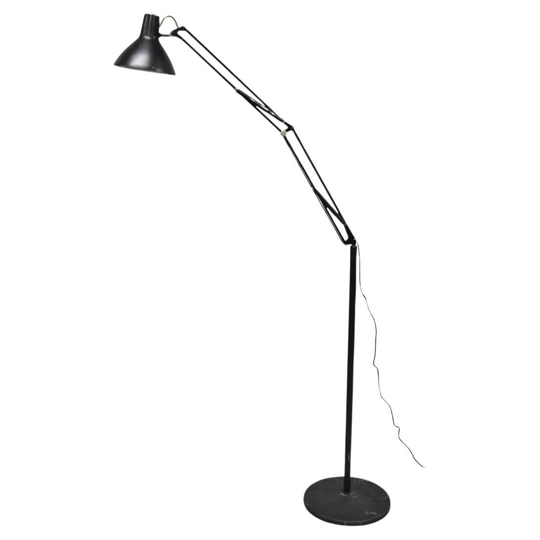 Vintage Luxo Pixar Style Mid Century Modern Articulating Drafting Floor Lamp