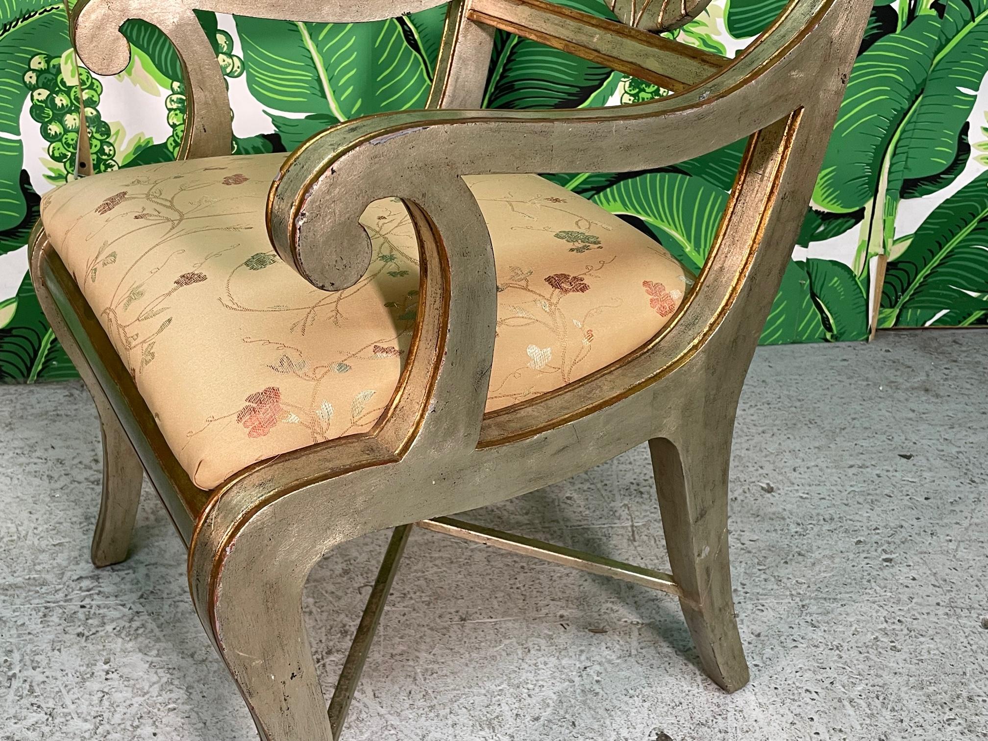 Vintage-Esszimmerstühle mit Leierrücken, 6er-Set im Angebot 2