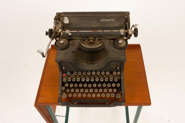 Vintage M40 Typewriter from Olivetti, 1940s For Sale 4