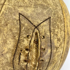 MacGregor Goldsmith 9 LB boule de médecine en cuir, années 1940