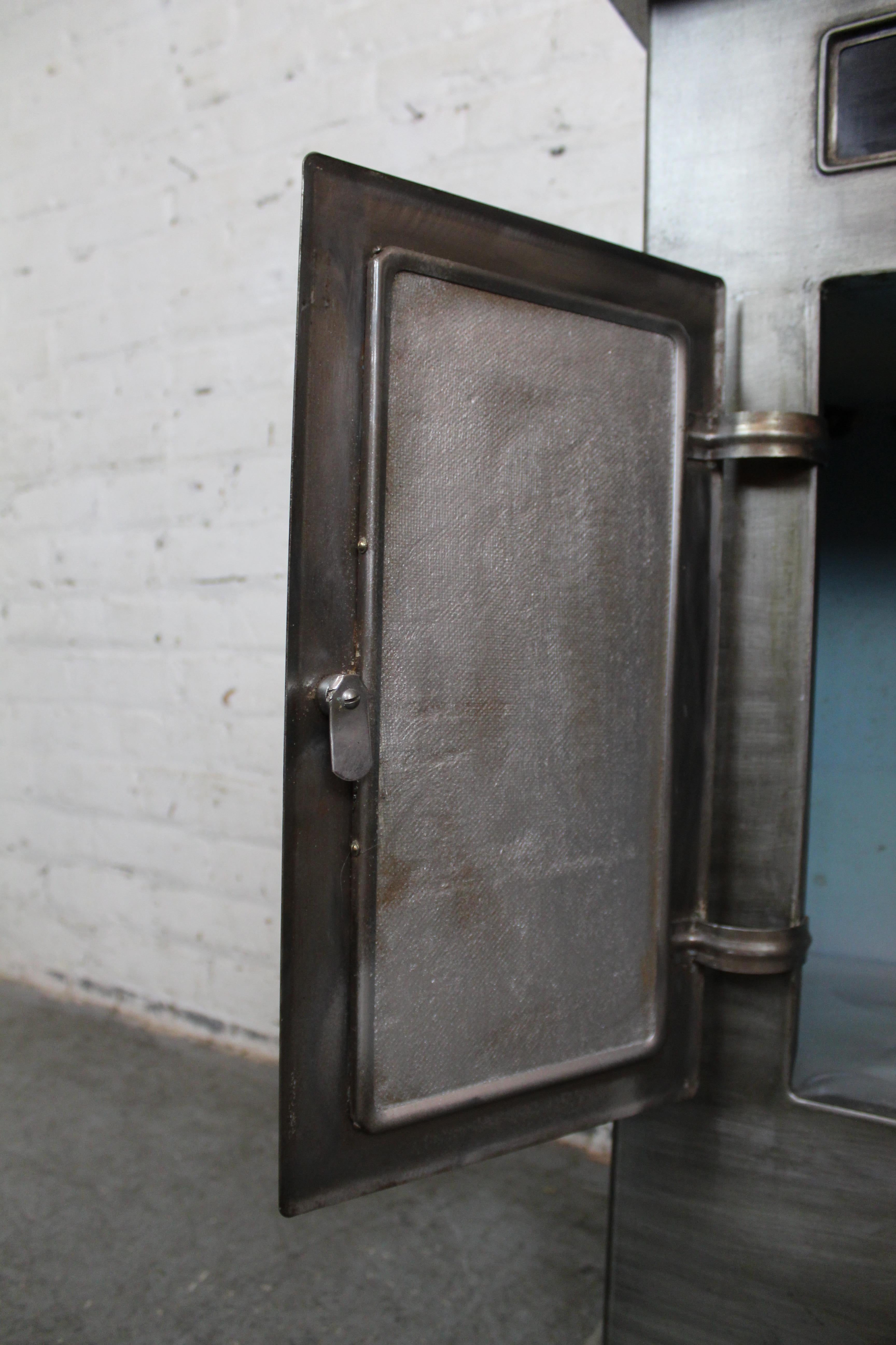 Vintage Machine Age Sterilizing Medical Cabinet For Sale 2