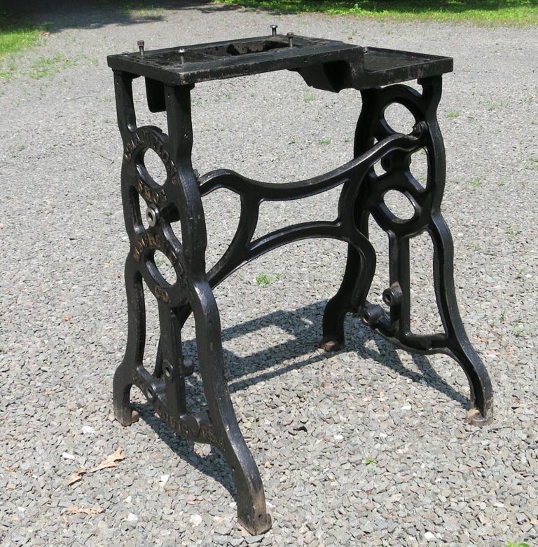 Vintage Cast Iron Machine Base Champion Shoe Manufacturing
