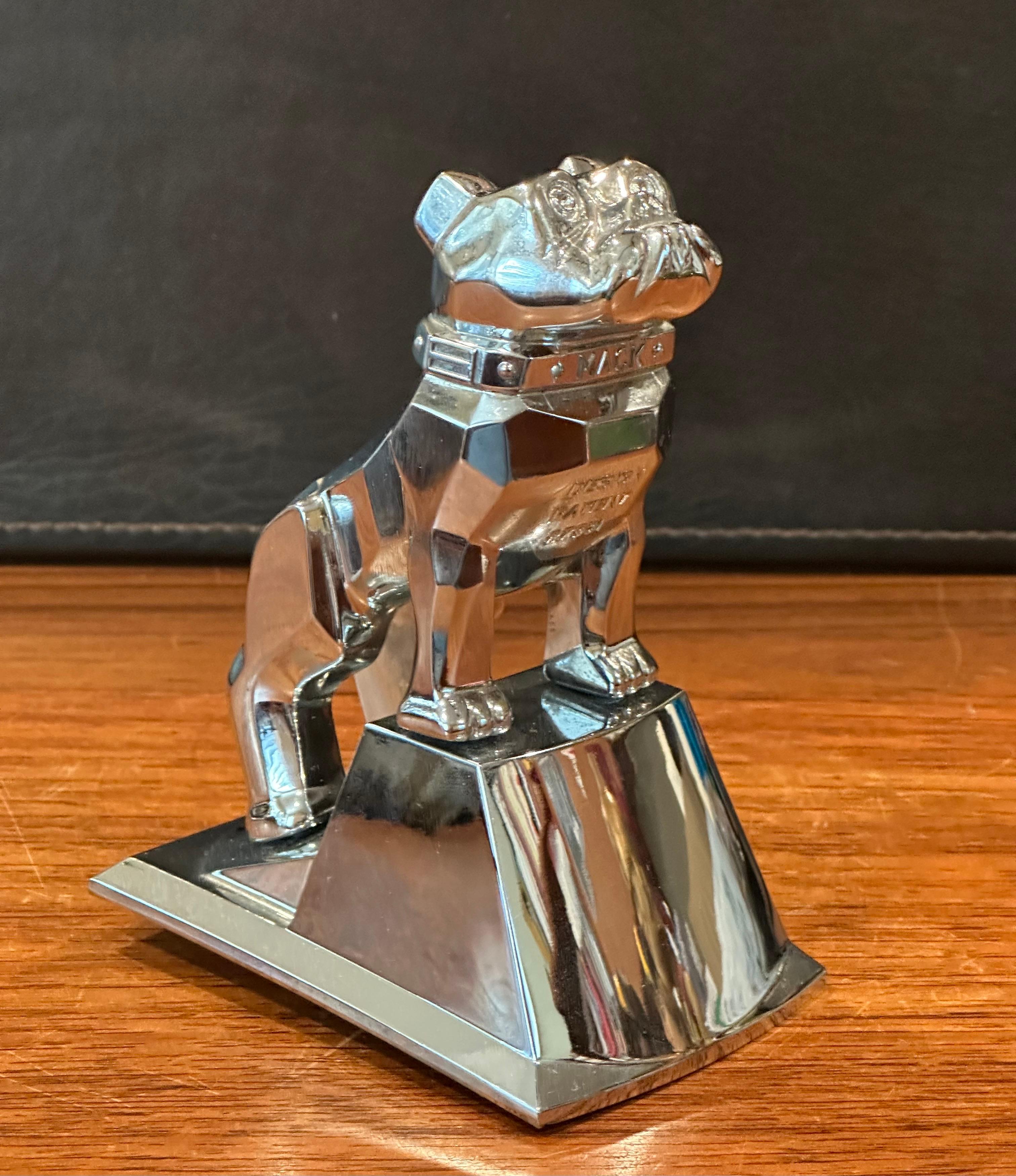 Vintage Mack Truck Bulldog Chrome Hood Ornament / Sculpture  For Sale 3