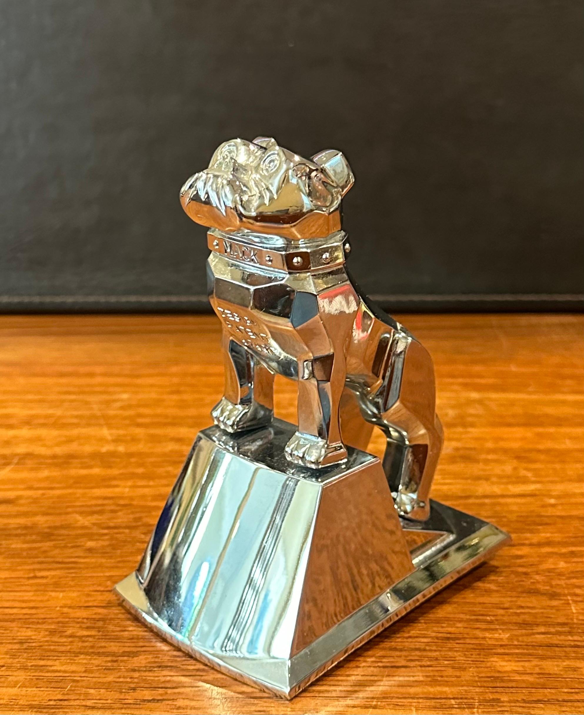 Vintage Mack Truck Bulldog Chrome Hood Ornament / Sculpture  For Sale 9