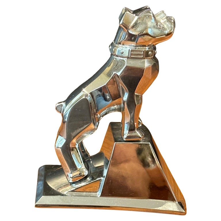 Vintage Mack Truck Bulldog Chrome Hood Ornament / Sculpture For 