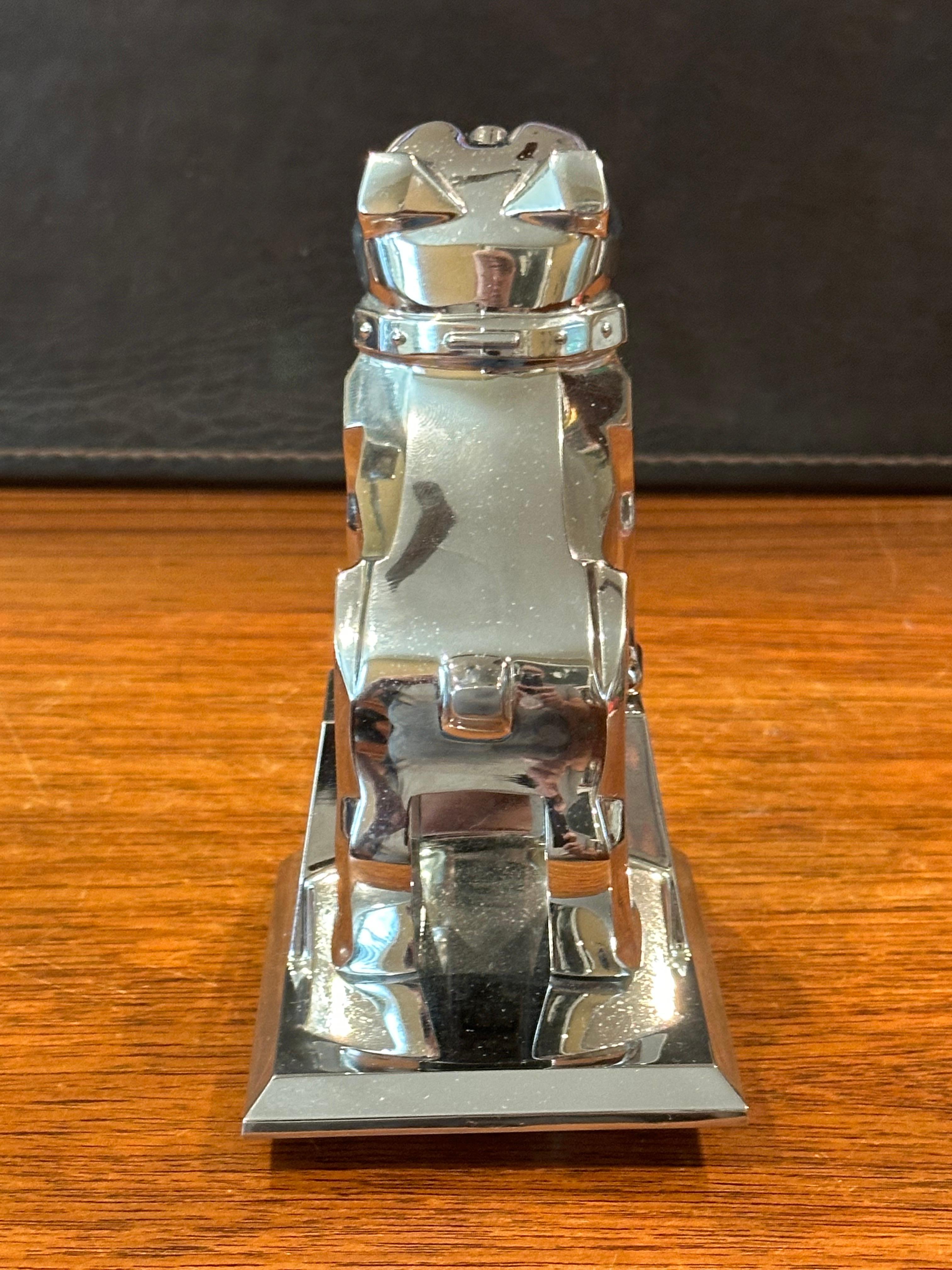 Adorno / Escultura Vintage Mack Truck Bulldog Chrome Hood Cromo en venta
