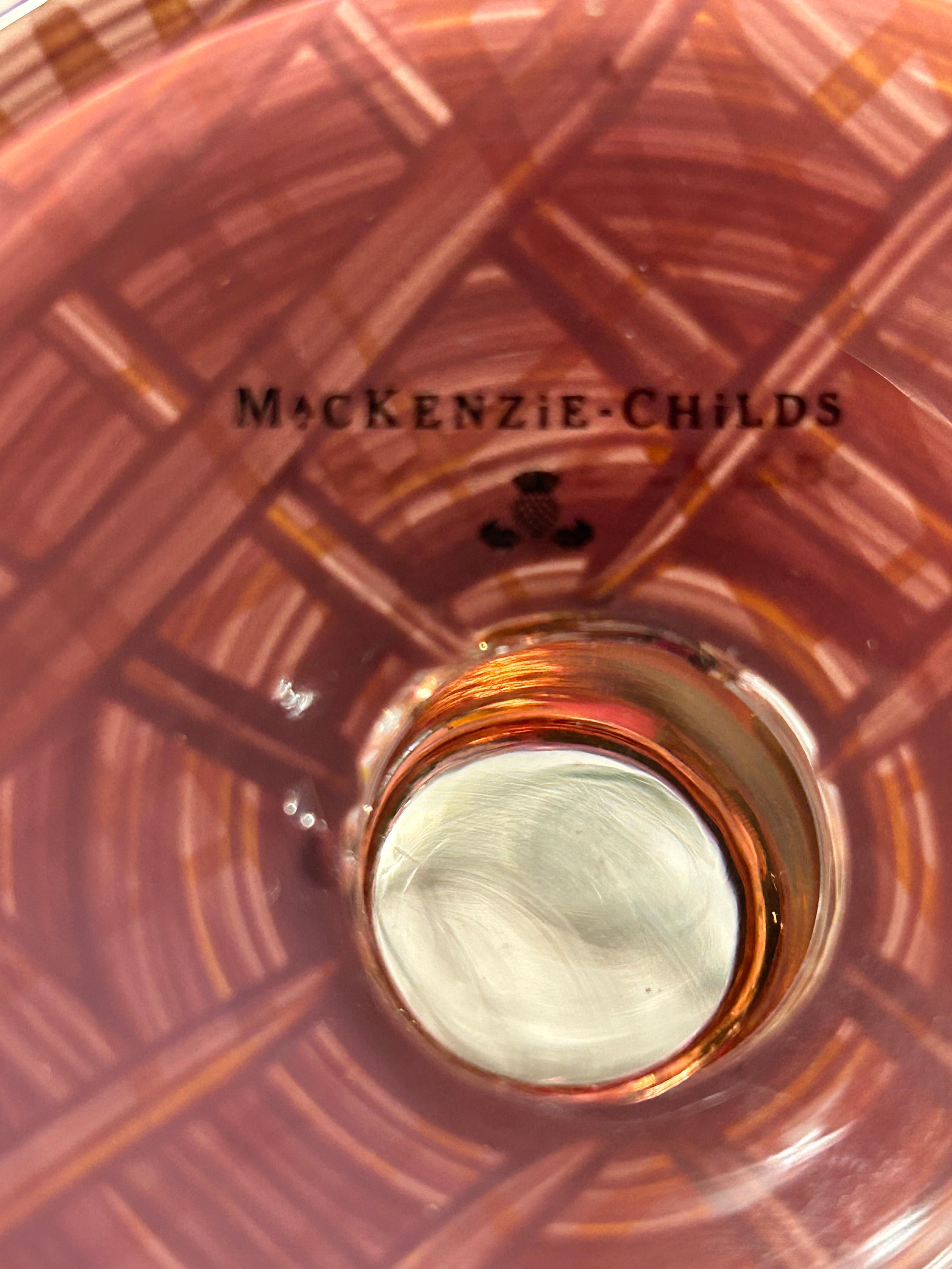 Vintage Mackenzie Childs Glasses 'Set of 4' 1
