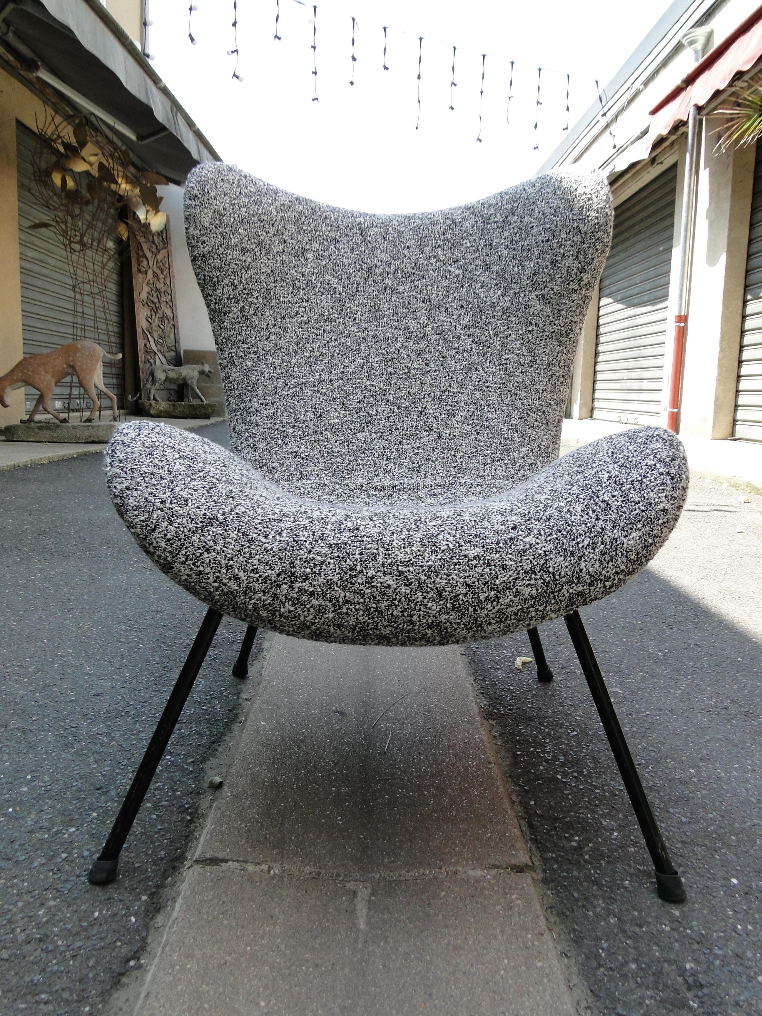 Tedesco Fritz Neth per Correcta Madam Chair Poltrona Lounge Chair in vendita