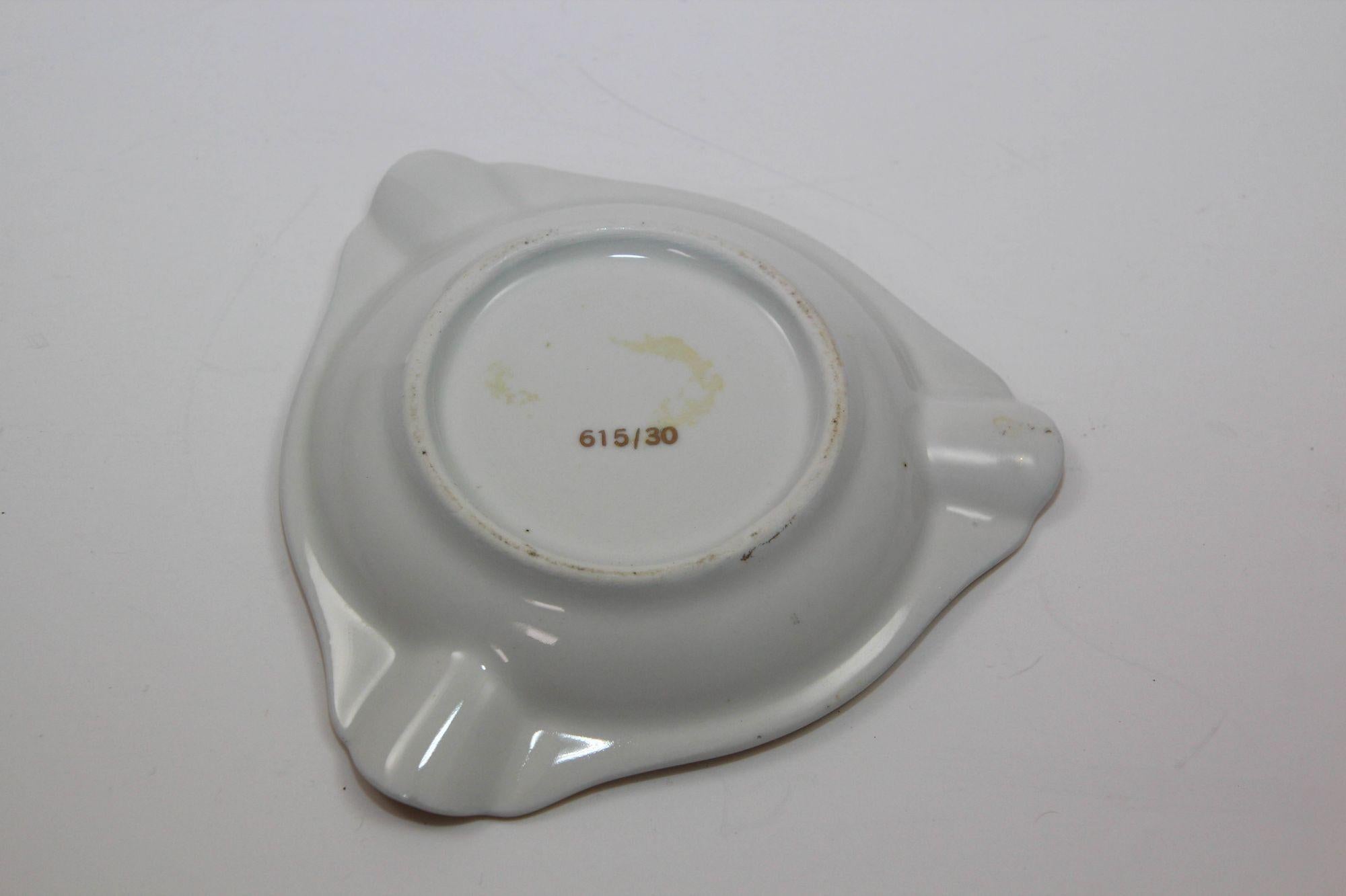 Vintage Made in Germany Souvenir Porcelain Ashtray Collectible Limited Edition For Sale 3