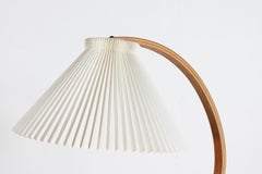 Vintage Mads Caprani Original Stehleuchte mit Le Klint Schirm Dänemark 1970er