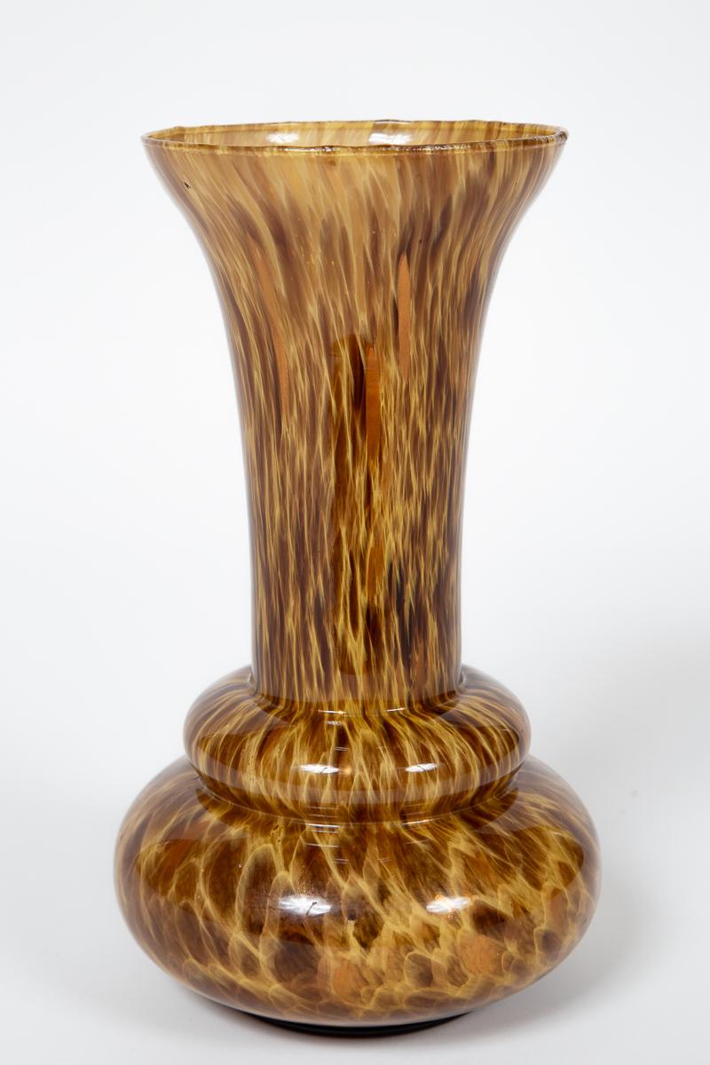 Vaso di vetro d'epoca con motivo a tartaruga di Maestri Vetrai, XX secolo, Italia 1
