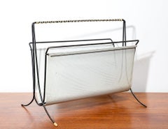 Vintage Magazine or Record Holder in the Style of Mathieu Matego for Pilastro