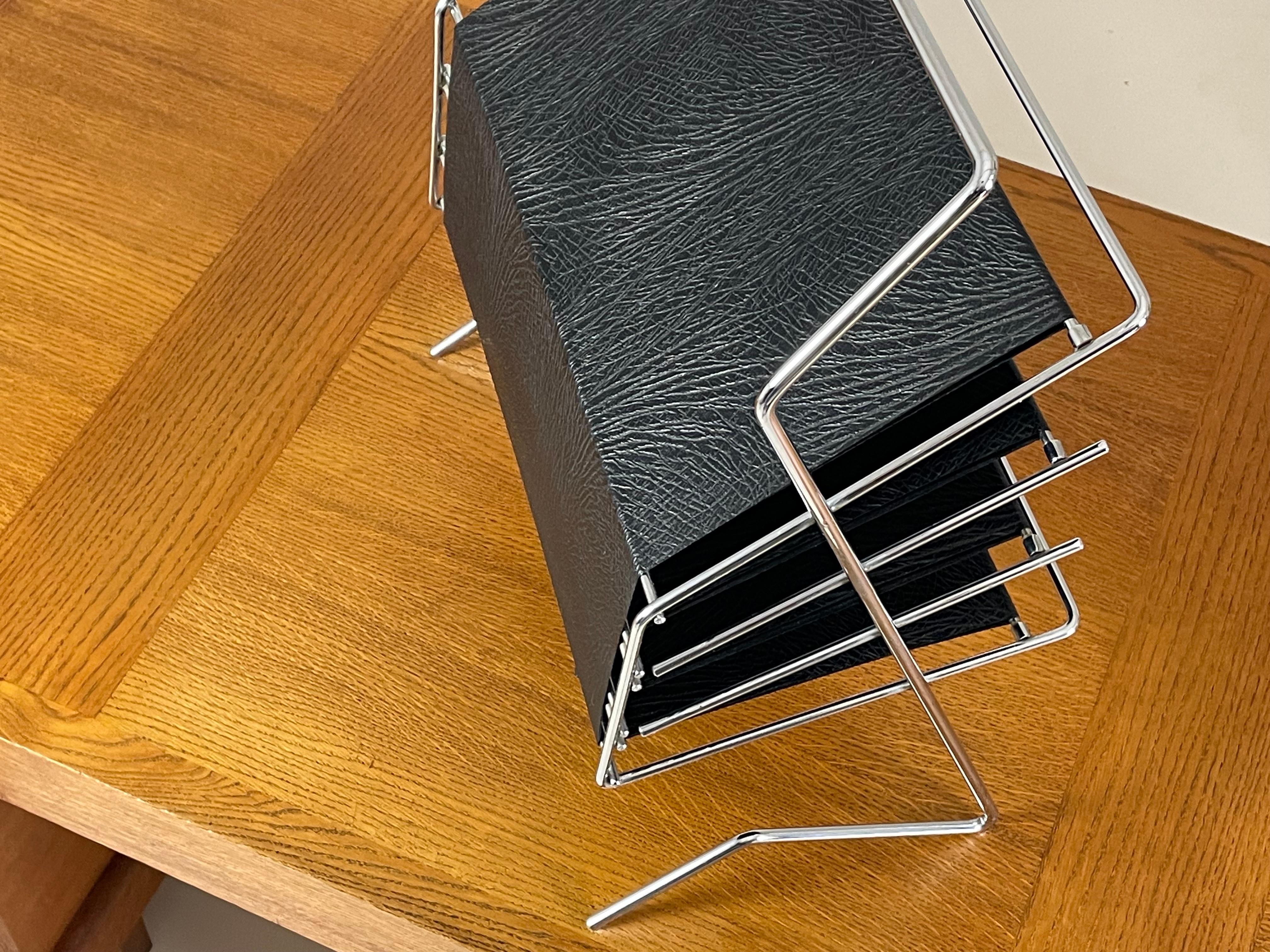 Vintage magazine rack by Voss, Germany, 1960s For Sale 5