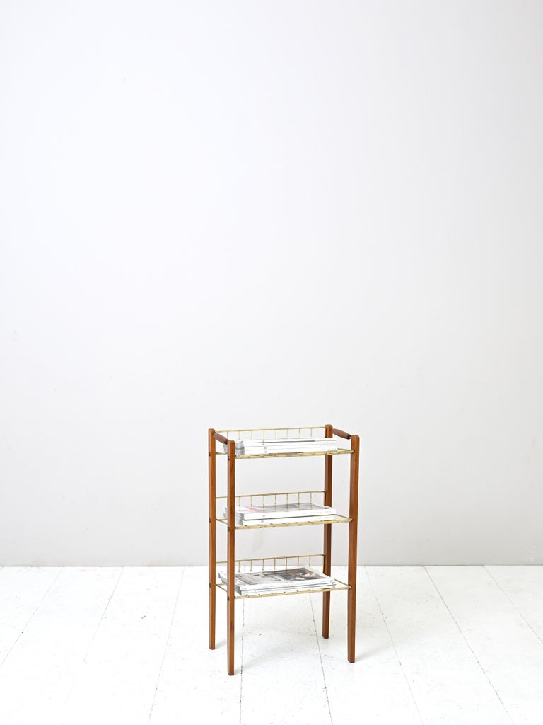 Vintage Magazine Rack For Sale at 1stDibs