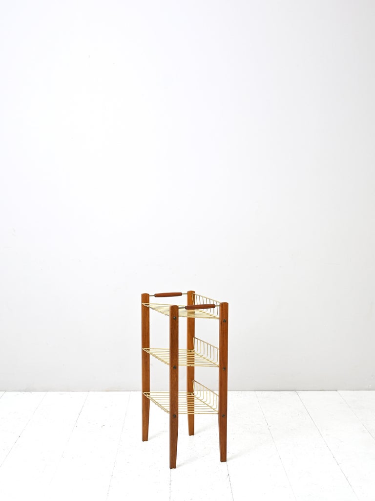 Vintage Magazine Rack For Sale at 1stDibs