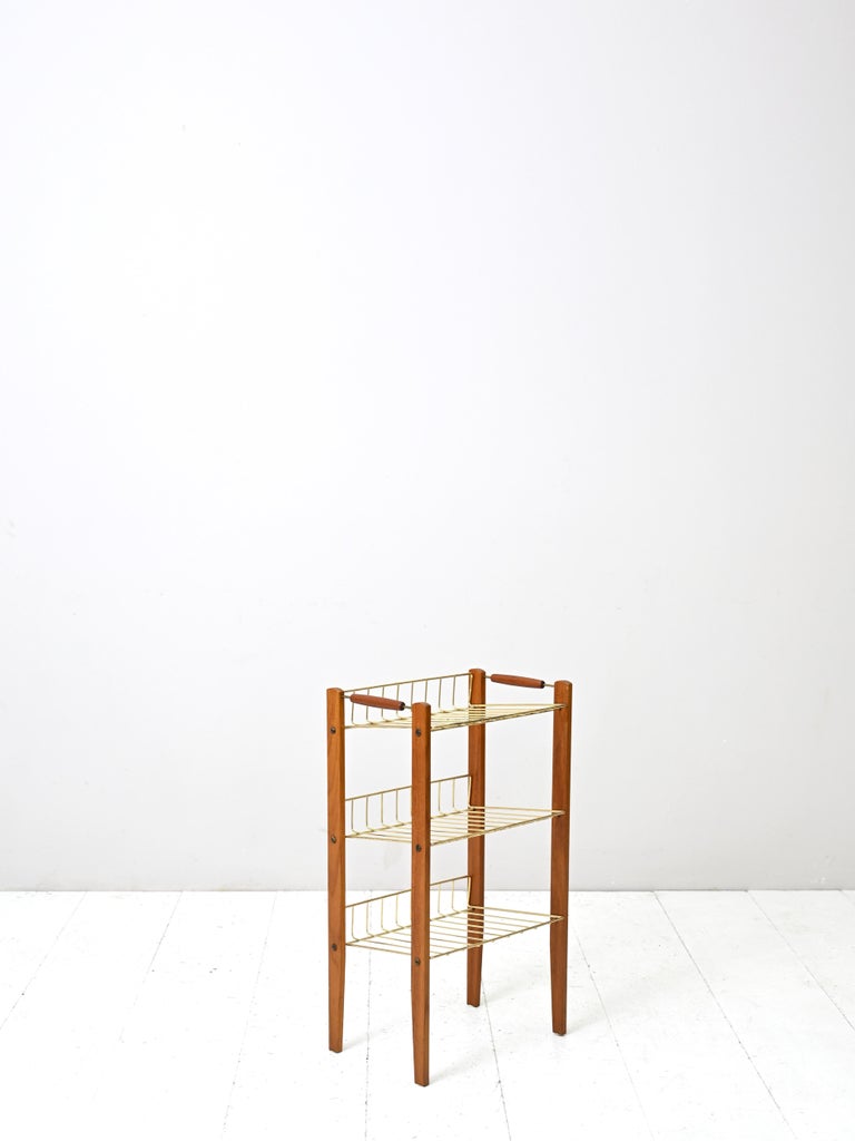 Vintage Magazine Rack For Sale at 1stDibs