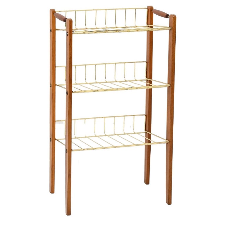 Vintage Magazine Rack For Sale at 1stDibs