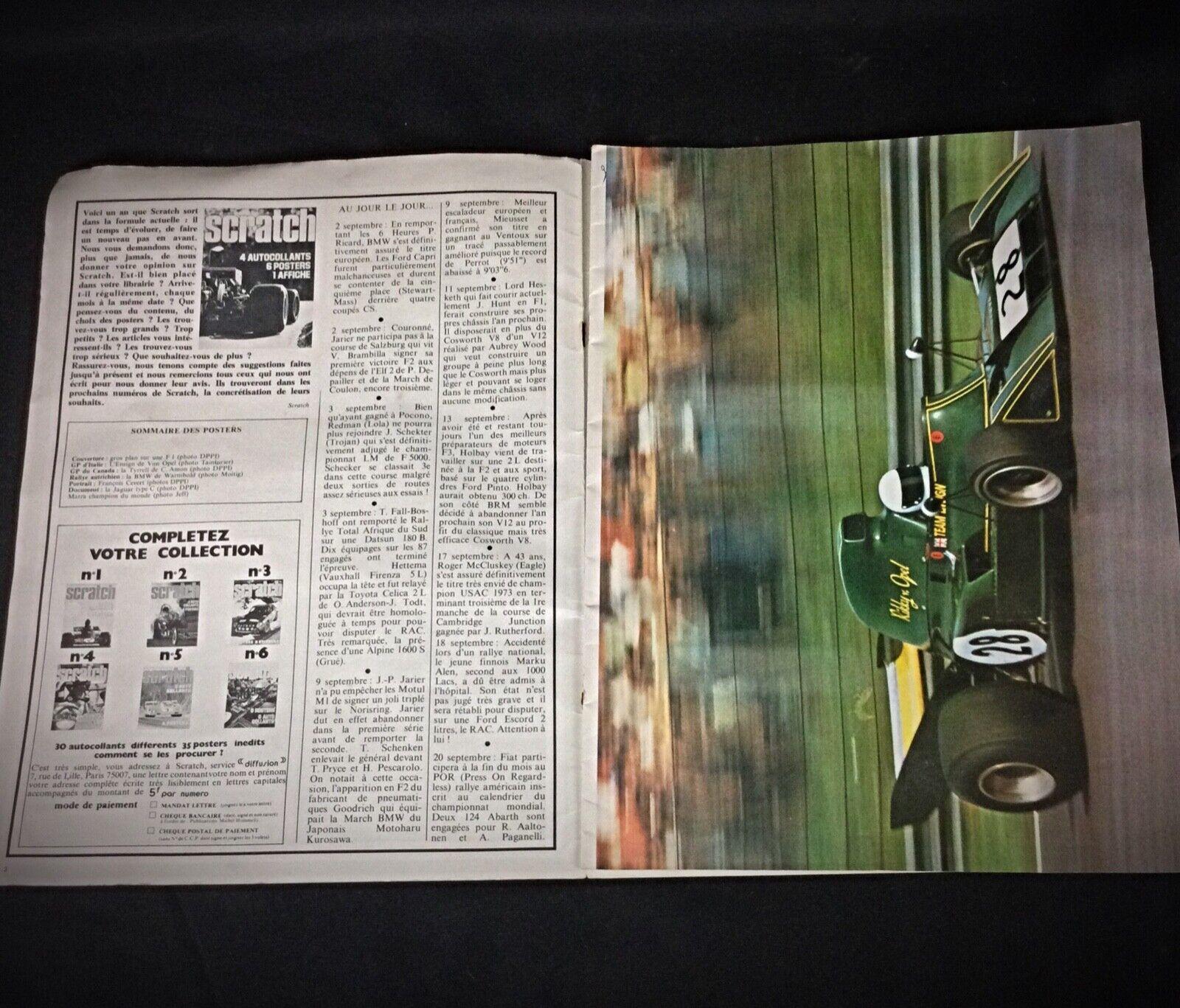 Revista/revista vintage: F1 Scratch nº 10 - Noviembre 1973 - 2Y102 Imperio en venta