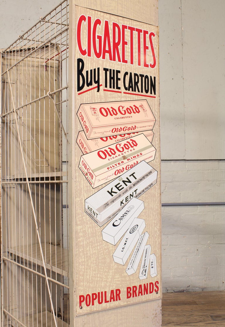 Vintage Magazine Rolling Rack Newspaper Stand with Tobacco ...