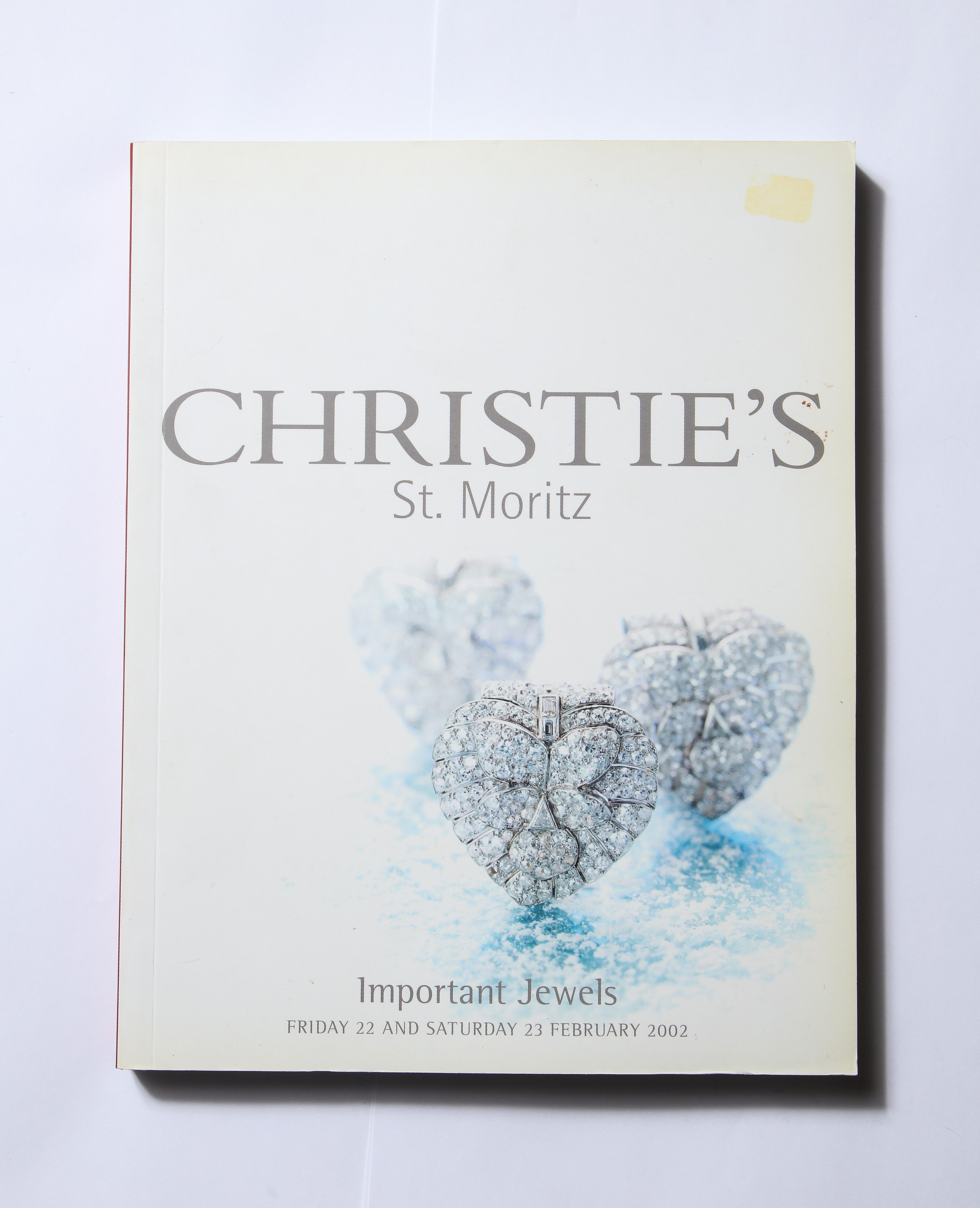 Contemporain Magnifique lustre vintage Christies  Catalogues des collectionneurs de bijoux Cartier Harry Winston en vente
