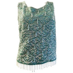 Vintage Magnificent Top - Sequins / Rhinestones - 1970's