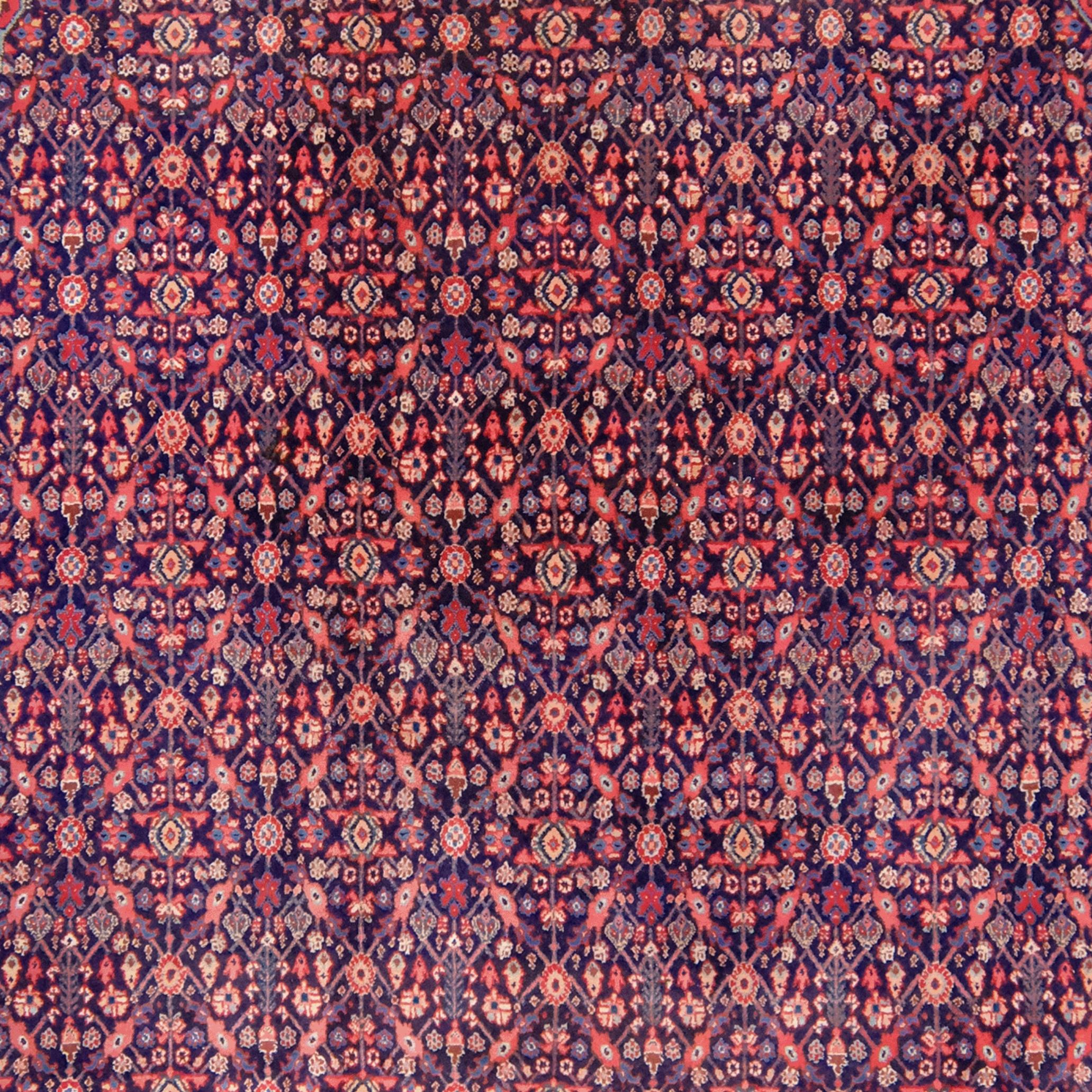 Persian Vintage Mahal Carpet - 20th Century For Sale