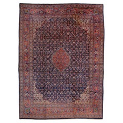 Vintage Mahal Carpet - Early 20th Century Mahal Carpet