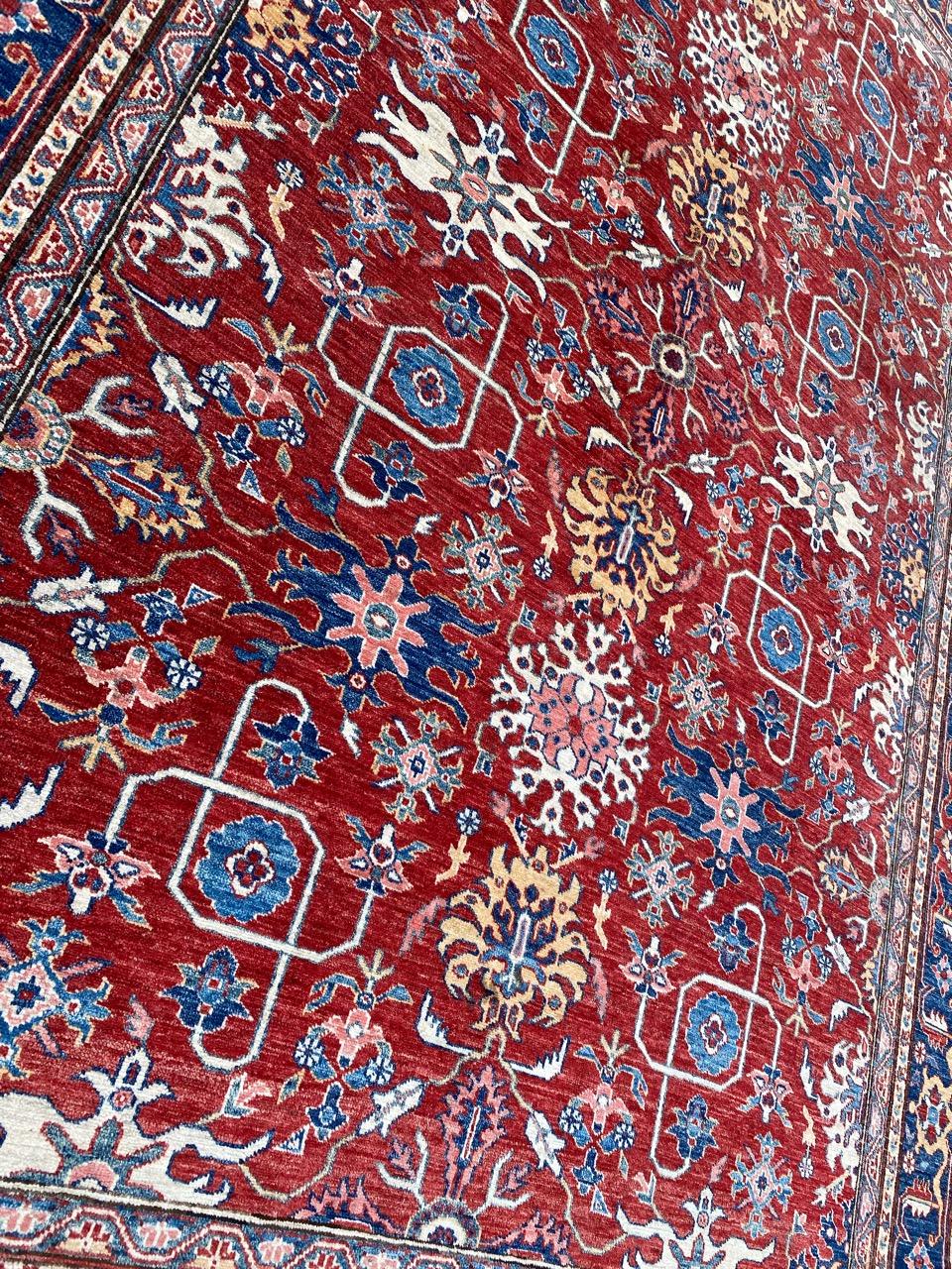 Bobyrug’s Vintage Mahal Design Chobi Afghan Rug For Sale 6