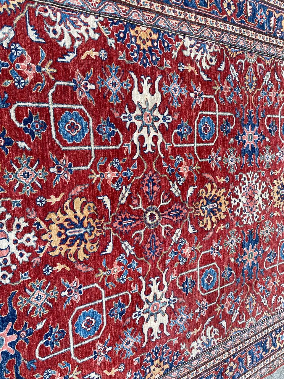 Bobyrug’s Vintage Mahal Design Chobi Afghan Rug For Sale 9