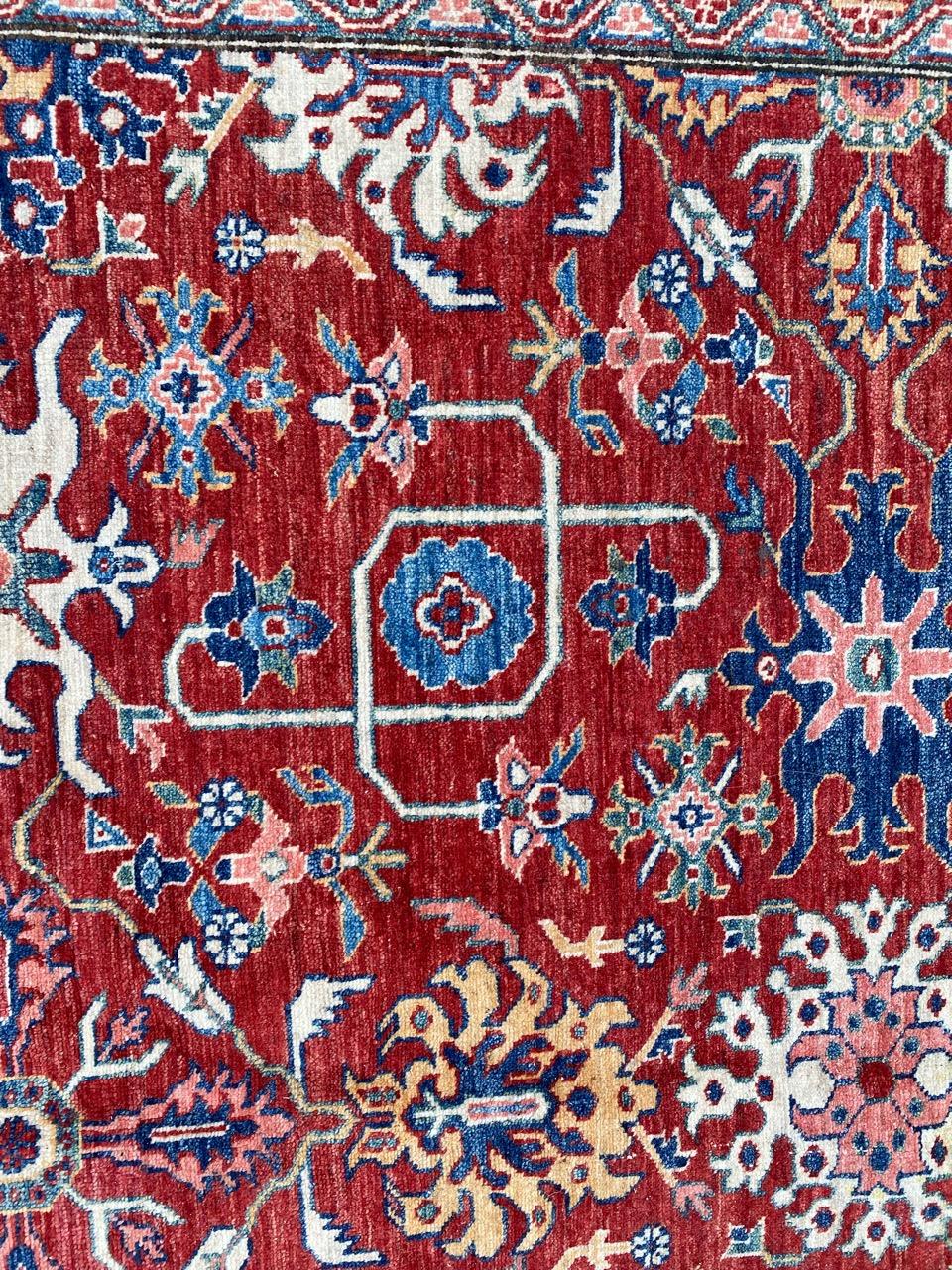 Bobyrug’s Vintage Mahal Design Chobi Afghan Rug For Sale 10