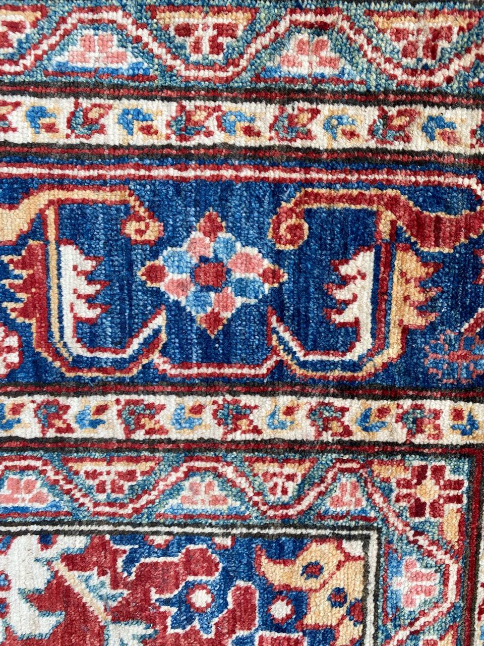 Bobyrug’s Vintage Mahal Design Chobi Afghan Rug For Sale 11