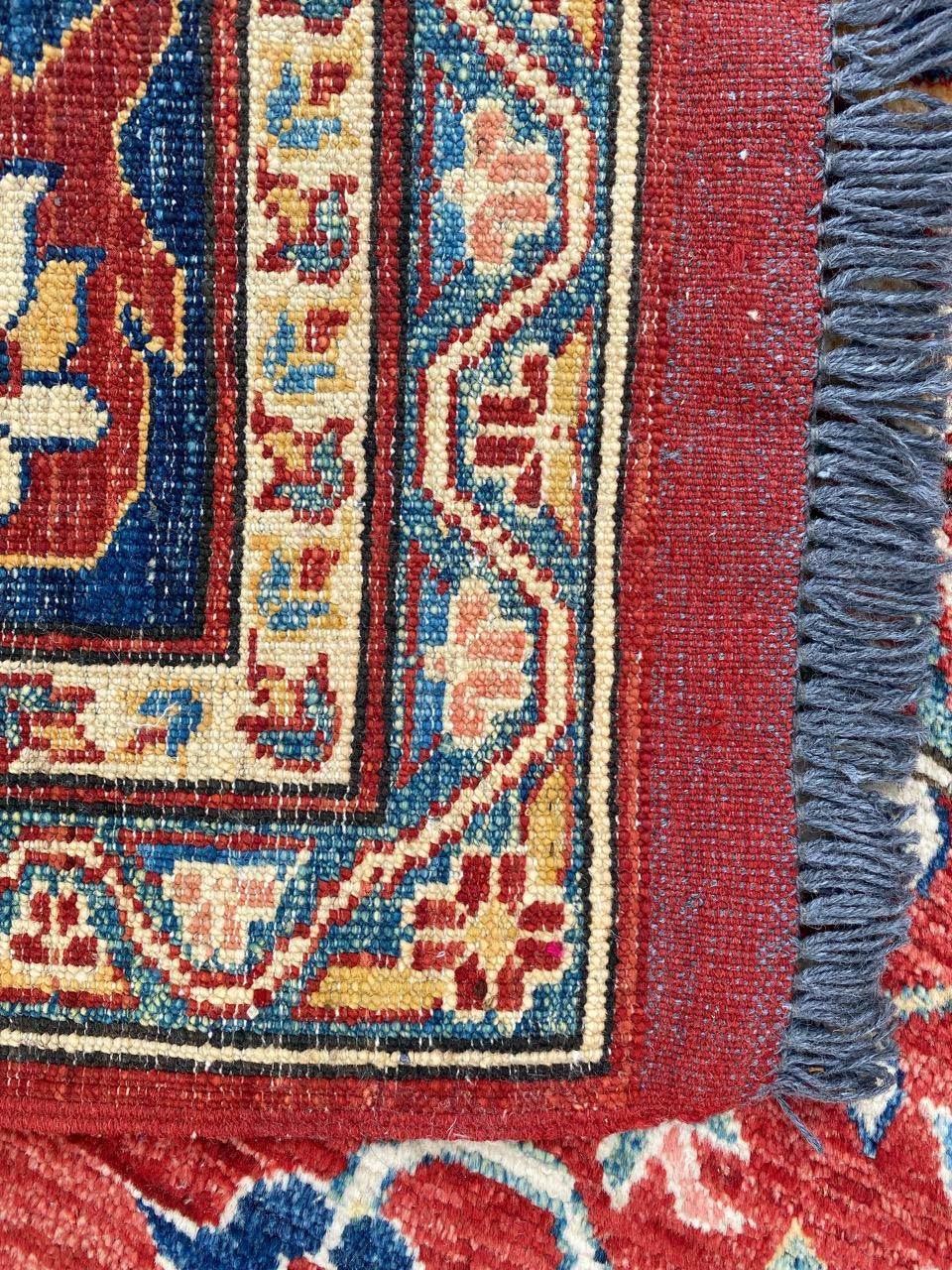Bobyrug’s Vintage Mahal Design Chobi Afghan Rug For Sale 12