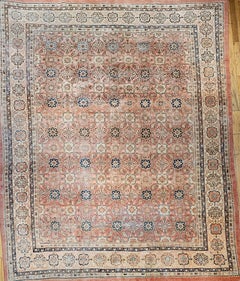 Vintage Mahal Sultanabad con diseño geométrico integral