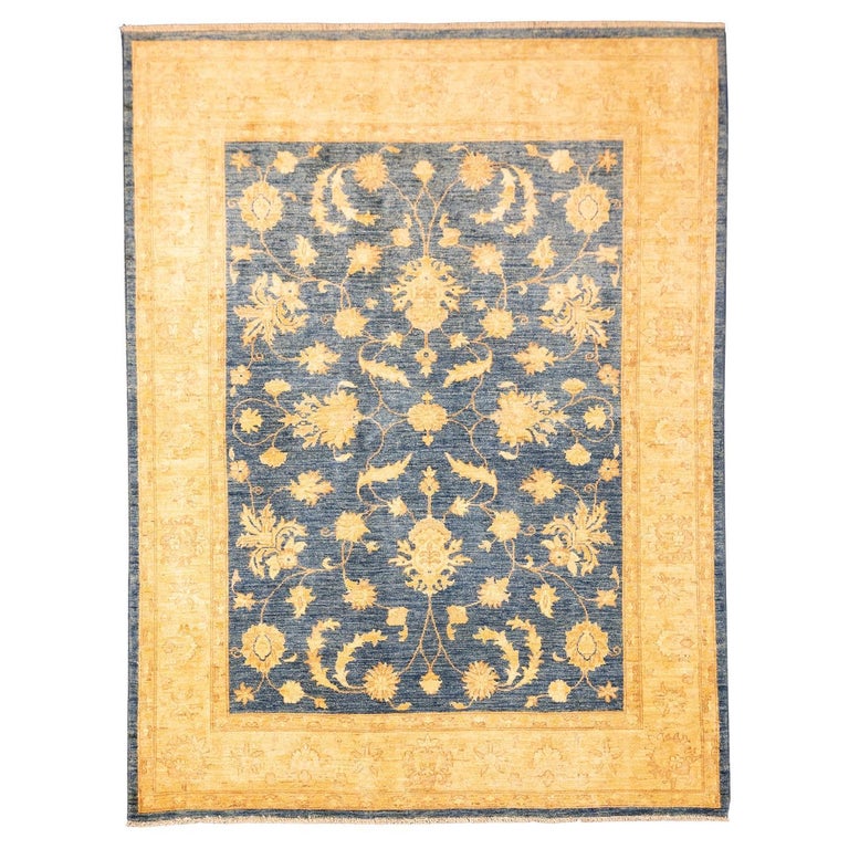 Vintage Mahal Ziegler Afshan Design Rug For Sale at 1stDibs