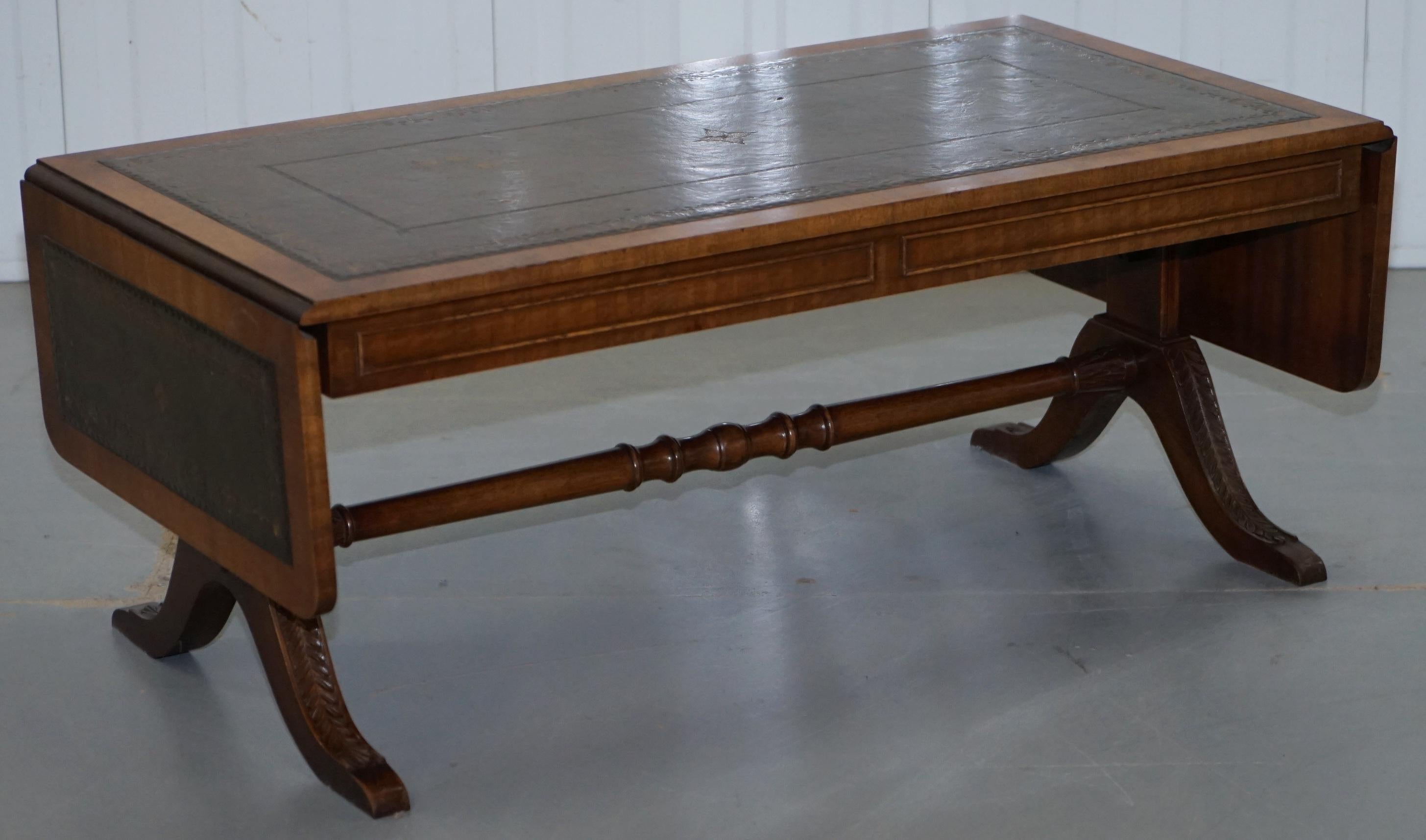 mahogany coffee table vintage