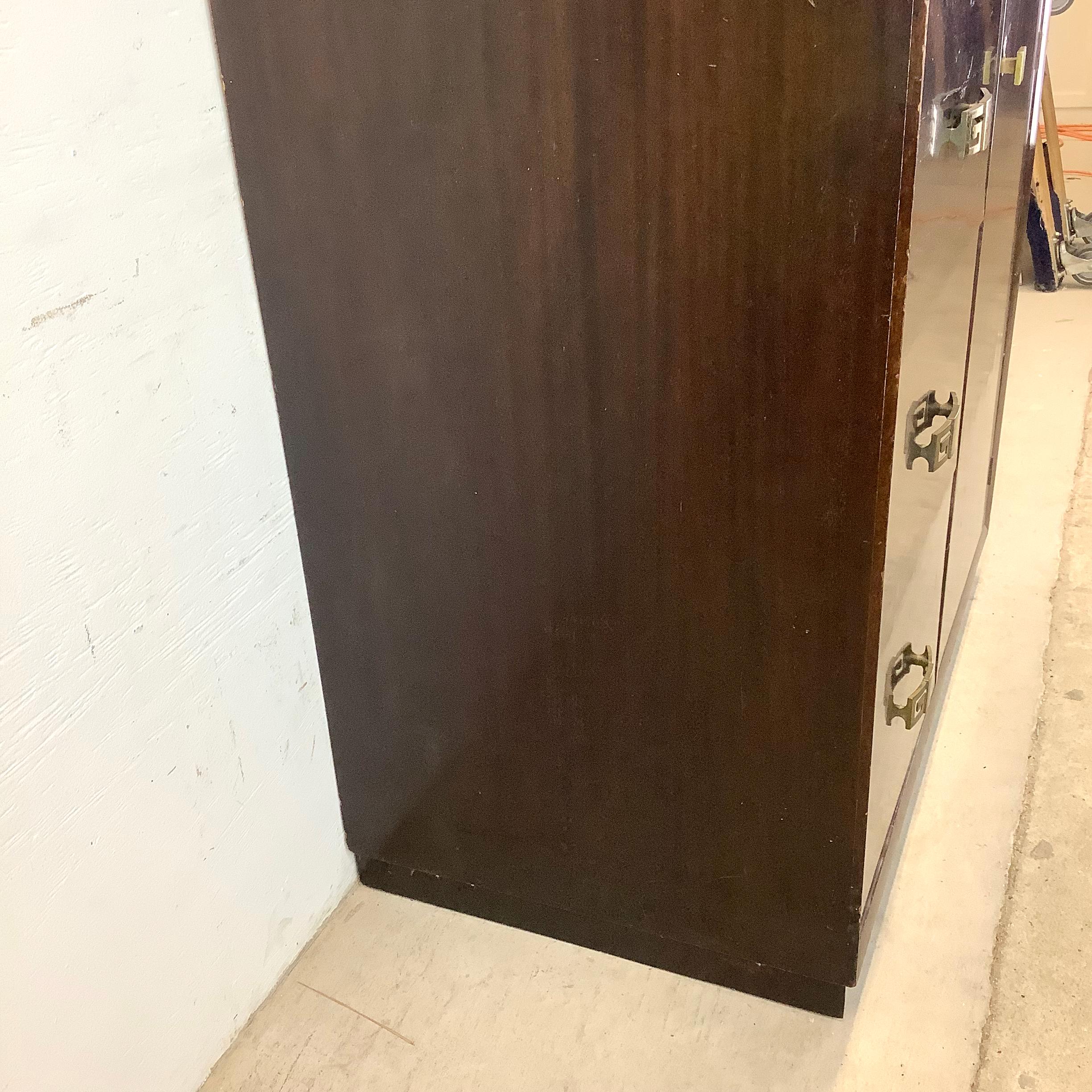 Vintage Mahogany Armoire Dresser For Sale 3