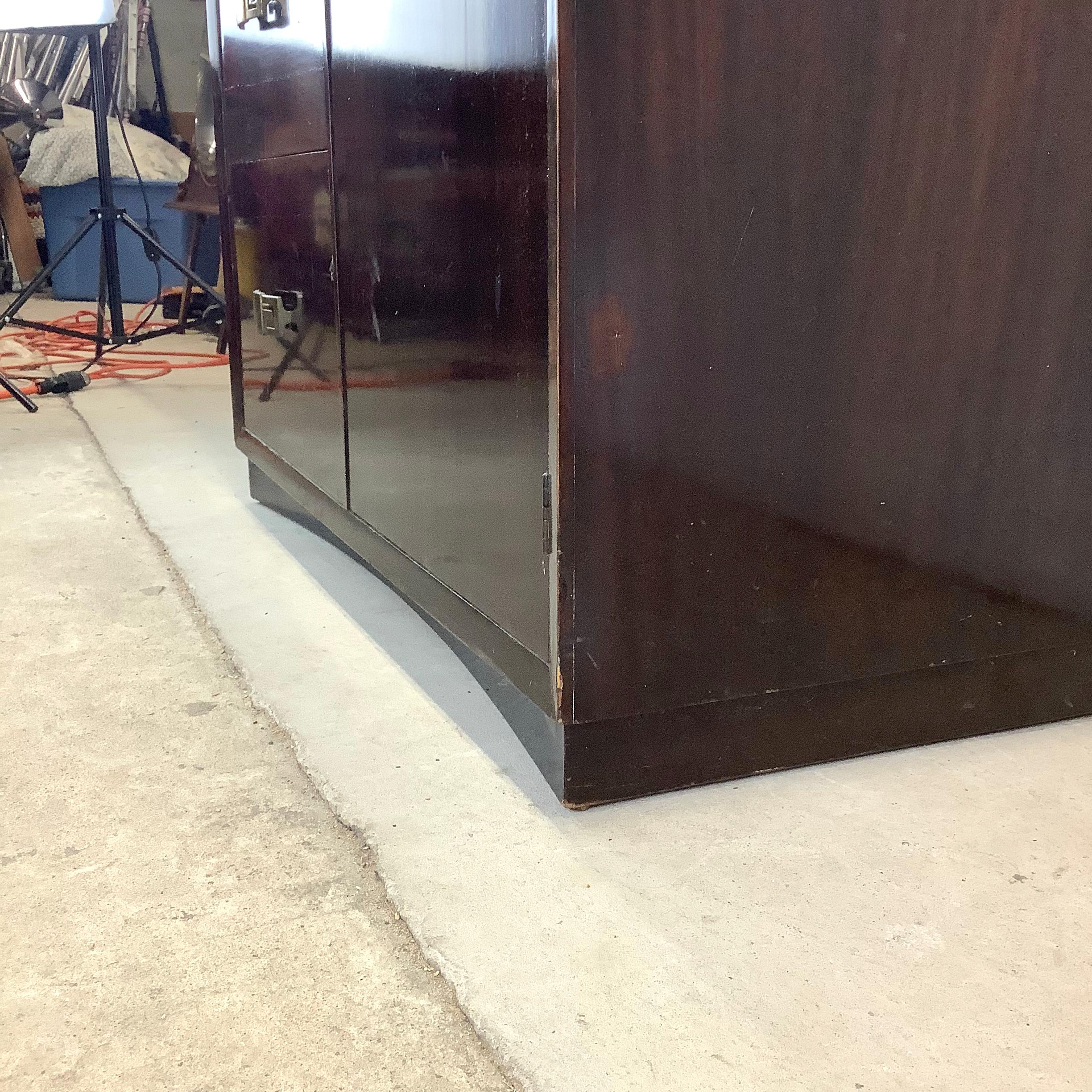 Vintage Mahogany Armoire Dresser For Sale 5