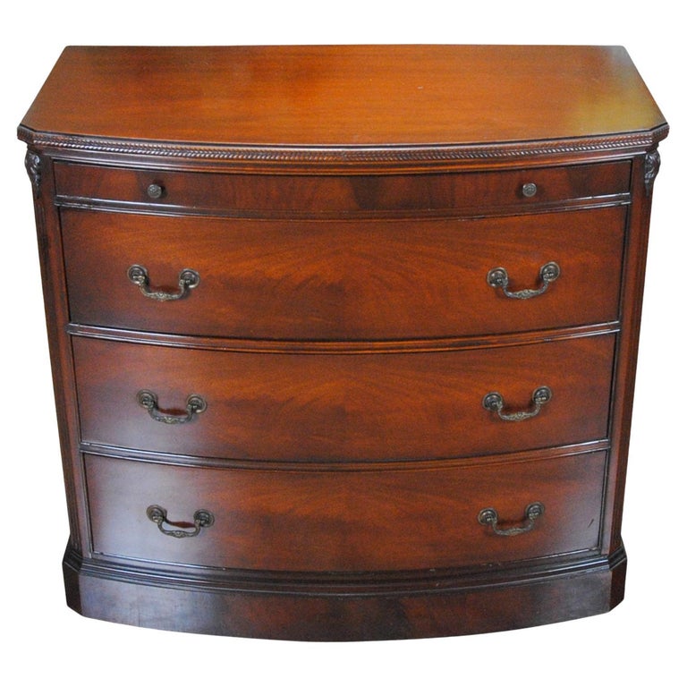 Vintage Mahogany Bachelors Chest For Sale at 1stDibs