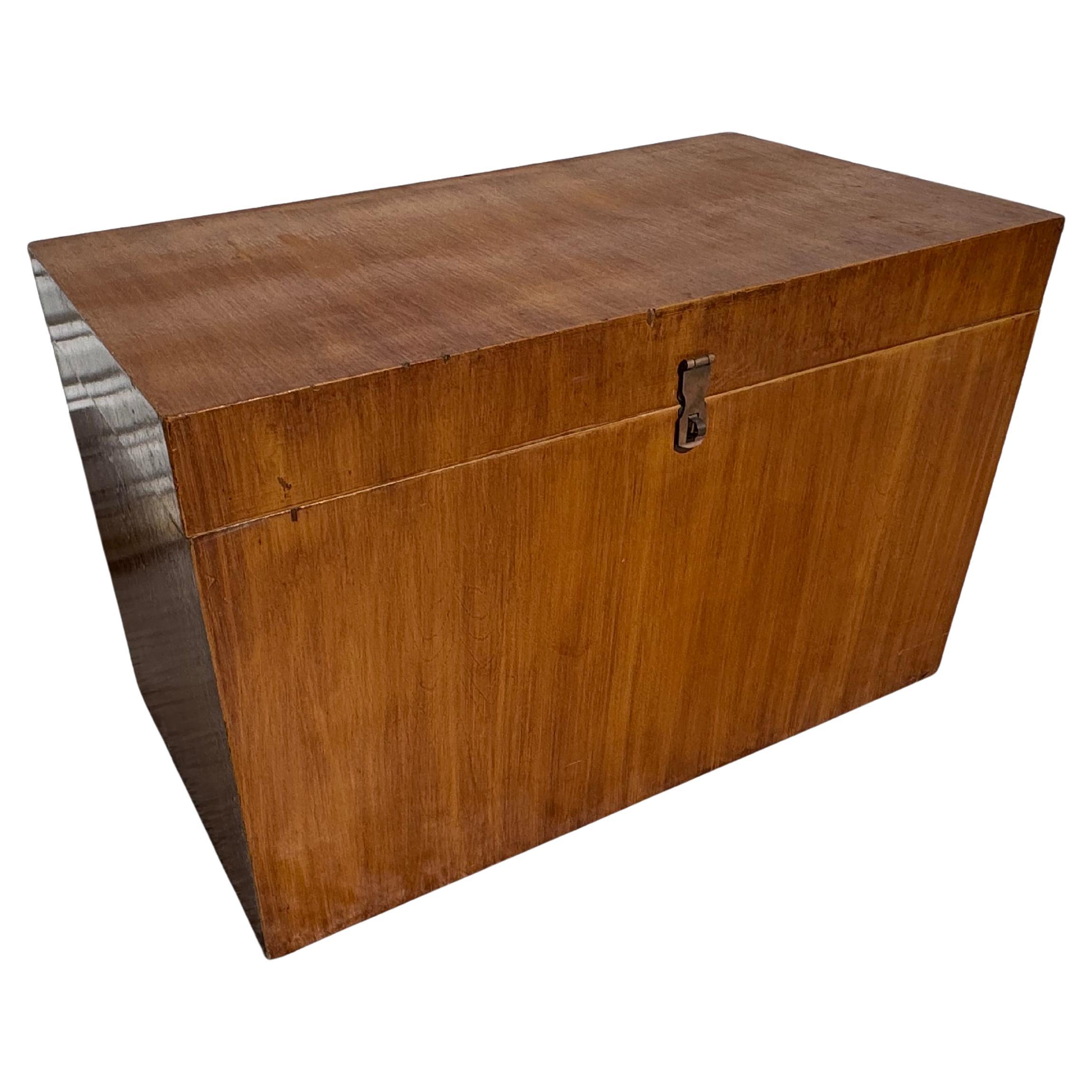 Cassapanca per coperte in mogano vintage