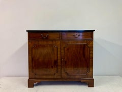 Vintage Mahogany Buffet or Server with Marble Top By William Tillman